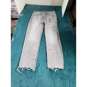 Gap Jeans Size 0 Petite Womens Black Stretch Pants High Rise Cheeky Straight